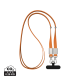 Picture of NIVO RCS RECYCLED PET CROSSBODY LANYARD in Orange