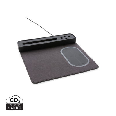 Picture of AIR MOUSEMAT with 5W Cordless Charger & USB in Black