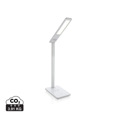 Picture of W CORDLESS CHARGER DESK LAMP in White
