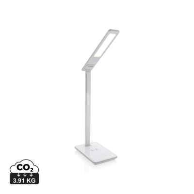 Picture of W CORDLESS CHARGER DESK LAMP in White.