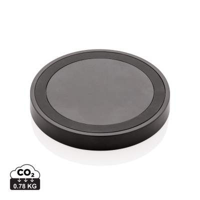 Picture of 5W CORDLESS CHARGER PAD ROUND in Black.