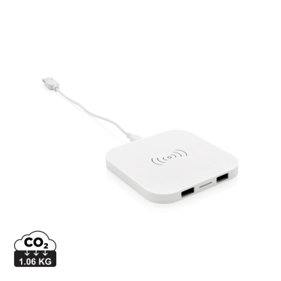 Picture of CORDLESS 5W CHARGER PAD in White.