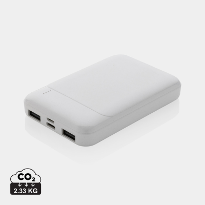 Picture of RCS RECYCLED PLASTIC 5000 MAH POWERBANK.
