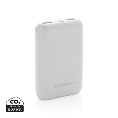 Picture of URBAN VITAMIN ALAMEDA 10000 Mah 18W PD POWERBANK in White.