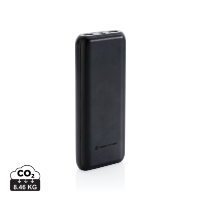 Picture of URBAN VITAMIN PASADENA 20000 Mah 18W PD POWERBANK in Black.