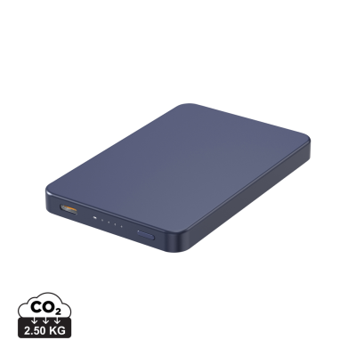 Picture of URBAN VITAMIN MARIN 5000MAH MAGNETIC 15W CORDLESS POWERBANK in Blue