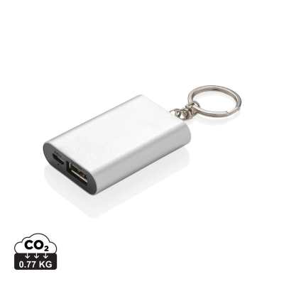 Picture of 1,000 Mah KEYRING CHAIN POWERBANK in Silver