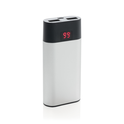 Picture of 4,000 Mah POWERBANK with Digital Display in Silver