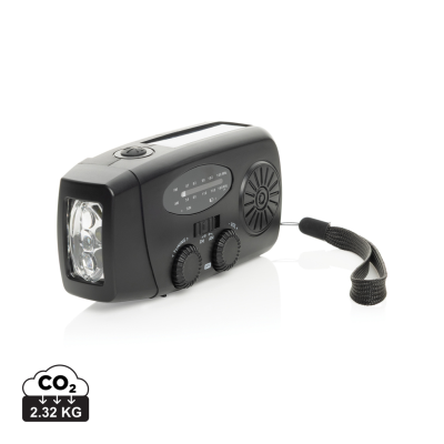 Picture of RESCUEWAVE RCS RECYCLED PLASTIC EMERGENCY RADIO in Black