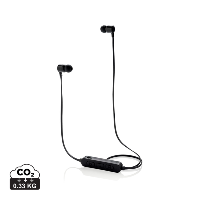 Picture of LIGHT UP LOGO CORDLESS EARBUDS in Black.