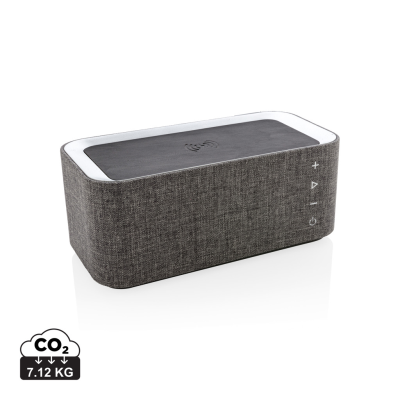 Picture of OGUE CORDLESS CHARGER SPEAKER in Grey.