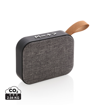 Picture of FABRIC TREND SPEAKER in Anthracite Grey.