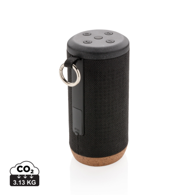 Picture of BAIA 10W CORDLESS SPEAKER in Wood & Black.