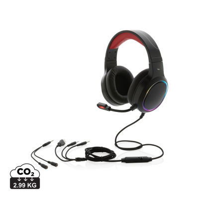 Picture of RGB GAMING HEAD SET in Black.