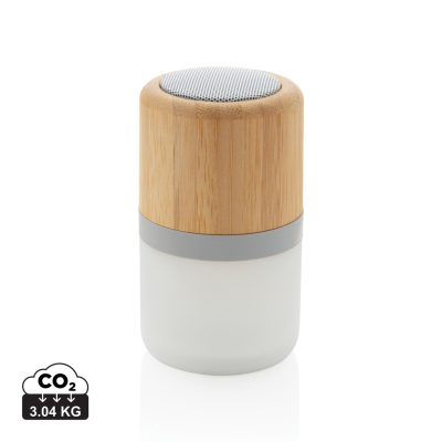 Picture of BAMBOO COLOUR CHANGING 3W SPEAKER LIGHT in White.