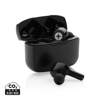 Picture of SWISS PEAK ANC TWS EARBUDS in Black.
