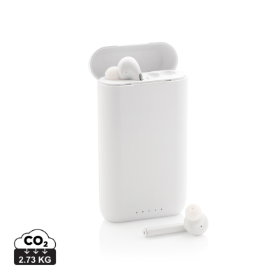 Picture of LIBERTY TWS EARBUDS with 5,000 Mah POWERBANK in White