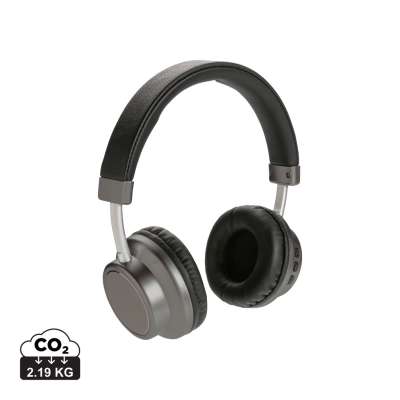 Picture of SWISS PEAK CORDLESS HEADPHONES V3 in Grey, Black