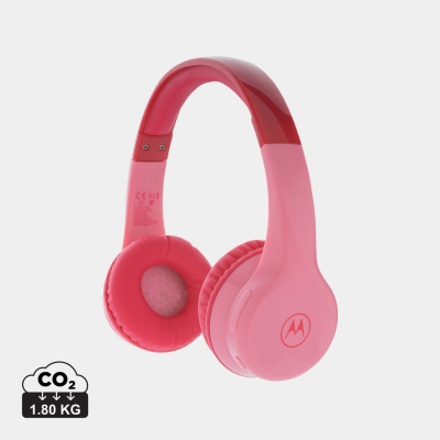 Picture of MOTOROLA JR 300 CHILDRENS CORDLESS SAFETY HEADPHONES in Pink