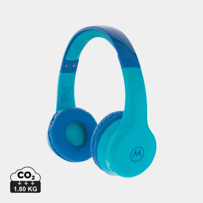 Picture of MOTOROLA JR 300 CHILDRENS CORDLESS SAFETY HEADPHONES in Blue