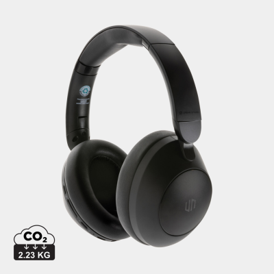 Picture of URBAN VITAMIN CUPERTINO RCS RPLASTIC ANC HEADPHONES in Black.