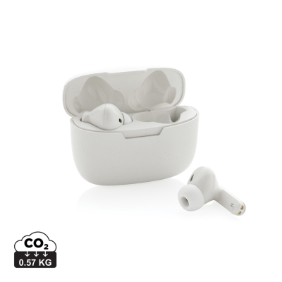 Picture of RCS RECYCLED PLASTIC LIBERTY PRO CORDLESS EARBUDS in White