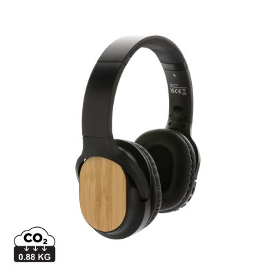 Picture of RCS AND BAMBOO ELITE FOLDING CORDLESS HEADPHONES in Black