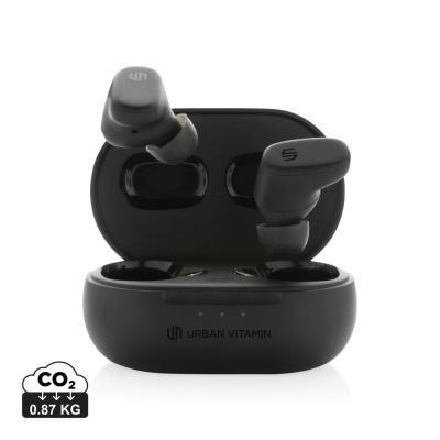 Picture of URBAN VITAMIN GILROY HYBRID ANC AND ENC EARBUDS in Black