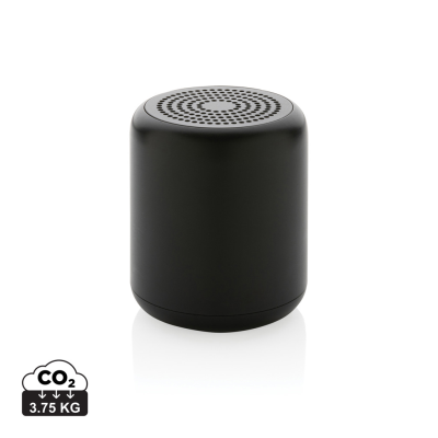 Picture of RCS CERTIFIED RECYCLED PLASTIC 5W CORDLESS SPEAKER in Black.