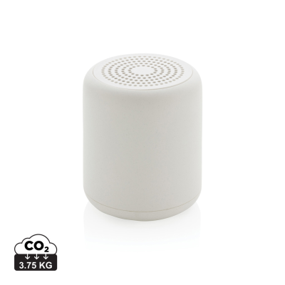 Picture of RCS CERTIFIED RECYCLED PLASTIC 5W CORDLESS SPEAKER in White.