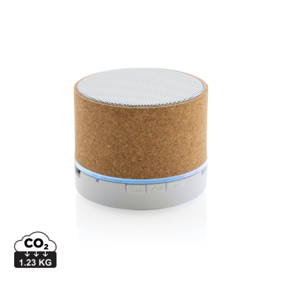 Picture of CORK 3W CORDLESS SPEAKER in Brown.