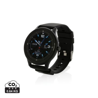 Picture of SWISS PEAK RCS RECYCLED TPU WATCH in Black