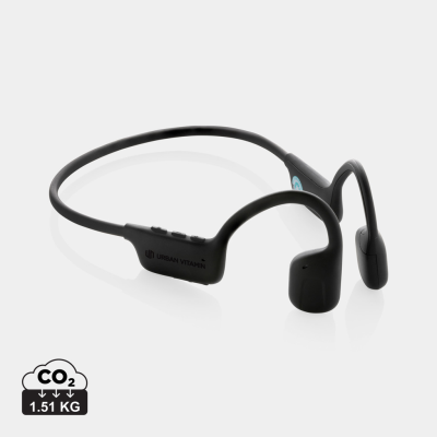 Picture of URBAN VITAMIN GLENDALE RCS RPLASTIC AIR CONDUCTIVE HEADPHONES in Black