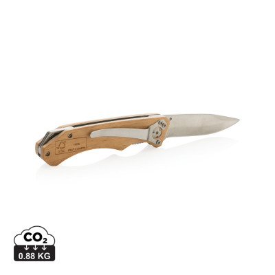 Picture of WOOD OUTDOOR KNIFE in Brown.
