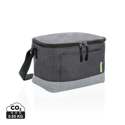 Picture of DUO COLOR RPET COOL BAG in Grey