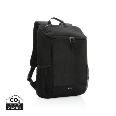 Picture of SWISS PEAK AWARE™ 1200D DELUXE COOLER BACKPACK RUCKSACK in Black.