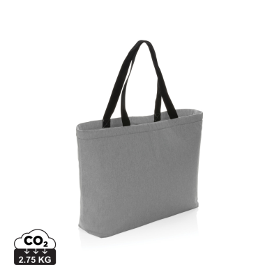 Picture of IMPACT AWARE™ 285 GSM RCANVAS LARGE COOLER TOTE UNDYED in Grey.