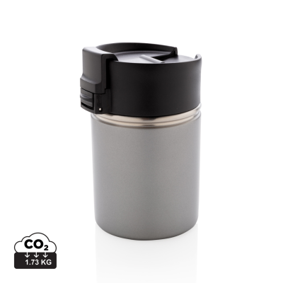 Picture of BOGOTA VACUUM COFFEE MUG with CERAMIC POTTERY COATING in Grey.