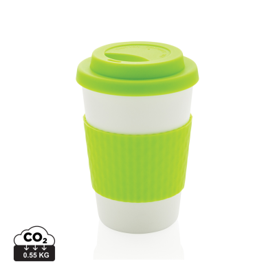 Picture of REUSABLE COFFEE CUP 270ML in Green.
