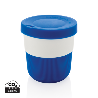 Picture of PLA CUP COFFEE TO GO 280ML in Blue.