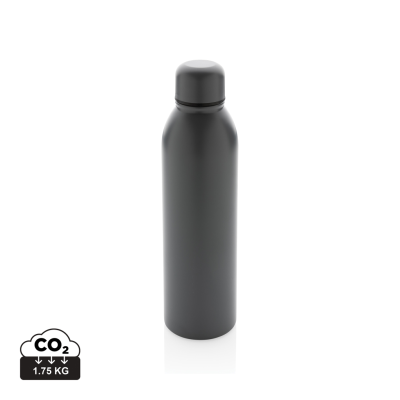 Picture of RCS RECYCLED STAINLESS STEEL METAL VACUUM BOTTLE 500ML in Anthracite.