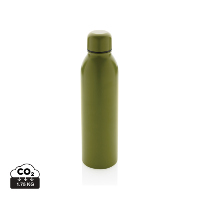 Picture of RCS RECYCLED STAINLESS STEEL METAL VACUUM BOTTLE 500ML in Green.