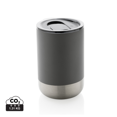Picture of RCS RECYCLED STAINLESS STEEL METAL TUMBLER in Anthracite.
