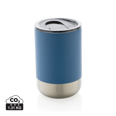Picture of RCS RECYCLED STAINLESS STEEL METAL TUMBLER in Blue.
