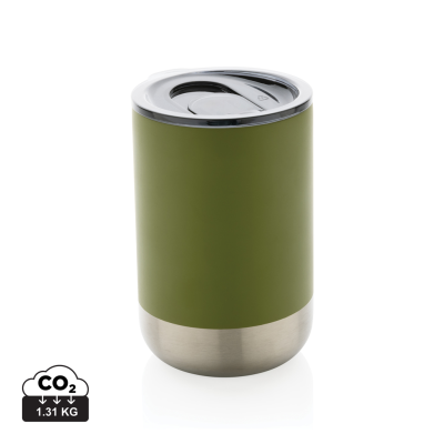 Picture of RCS RECYCLED STAINLESS STEEL METAL TUMBLER in Green.