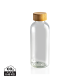 Picture of RCS RPET BOTTLE with Bamboo Lid in Clear Transparent