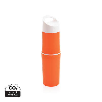 Picture of BE O BOTTLE ORGANIC WATER BOTTLE MADE in EU in Orange