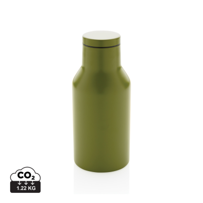 Picture of RCS RECYCLED STAINLESS STEEL METAL COMPACT BOTTLE in Green.