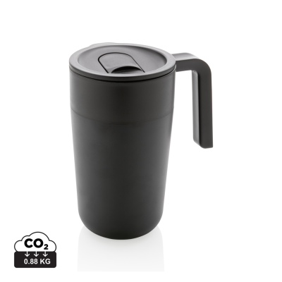 Picture of GRS RECYCLED PP AND SS MUG with Handle in Black