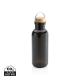 Picture of RCS RPET BOTTLE with Bamboo Lid & Handle in Black
